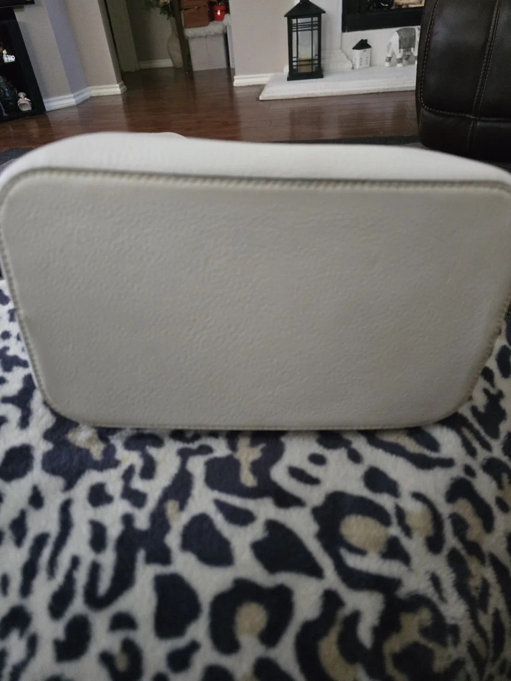 kate spade New York Cream Pebbled Leather Marti Bucket Crossbody Bag